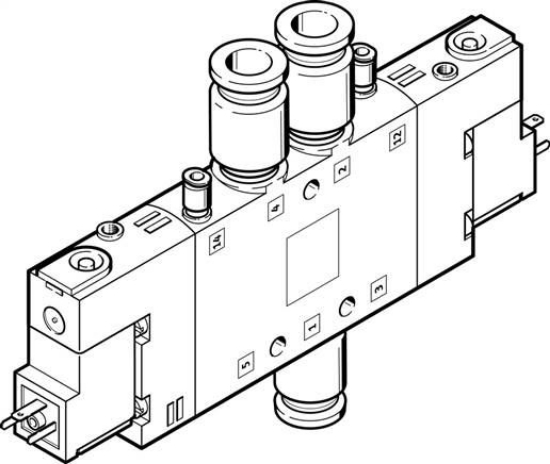 تصویر CPE18-M1H-5JS-QS-8 (163155) شیر برقی پنوماتیک فستو  