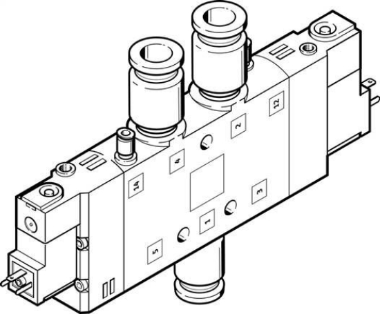 تصویر CPE24-M1H-5JS-QS-10 (163179) شیر برقی پنوماتیک فستو  