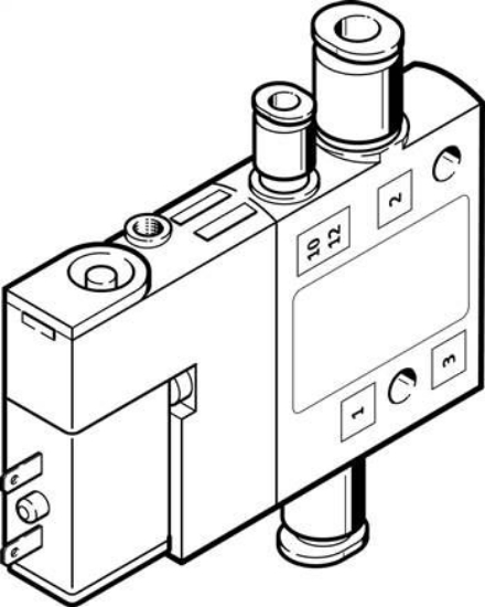 تصویر CPE10-M1BH-3GLS-QS-6 (196850) شیر برقی پنوماتیک فستو  