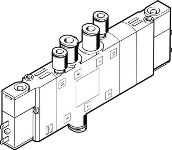 تصویر CPE14-M1BH-5/3BS-QS-6 (196897) شیر برقی پنوماتیک فستو  