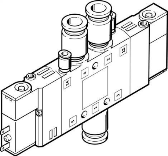 تصویر CPE14-M1BH-5JS-QS-6 (196909) شیر برقی پنوماتیک فستو  