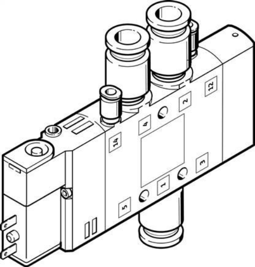 تصویر CPE14-M1BH-5LS-QS-6 (196913) شیر برقی پنوماتیک فستو  