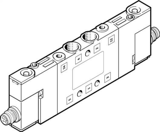 تصویر CPE10-M1CH-5J-M7 (550225) شیر برقی پنوماتیک فستو  