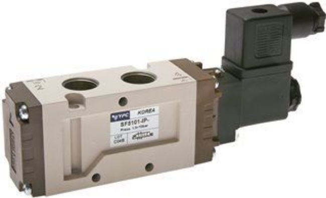 5/2-way solenoid valves G 3/8", Series SF5000