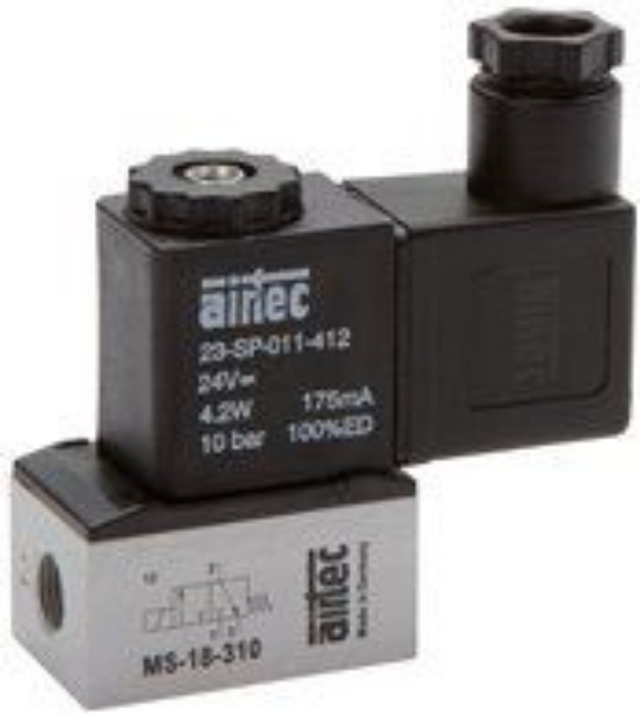 3/2-way solenoid valves, Series MS