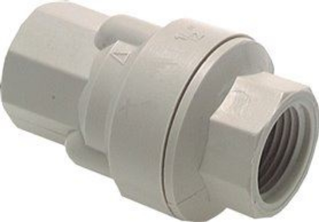 Check valves, polypropylene, PN 6