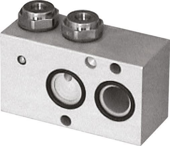 تصویر NAMUR adapter plates, 3/2-way flow control for supply and exhaust air of the side where pressure is