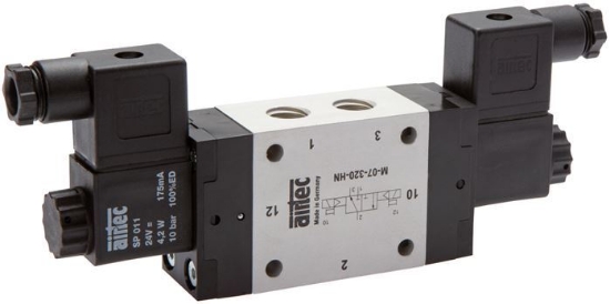 تصویر 3/2-way solenoid pulse valve, G 1/8", 24 V AC