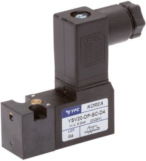 تصویر 3/2-way solenoid valve,flange, closed (NC), 24 V=