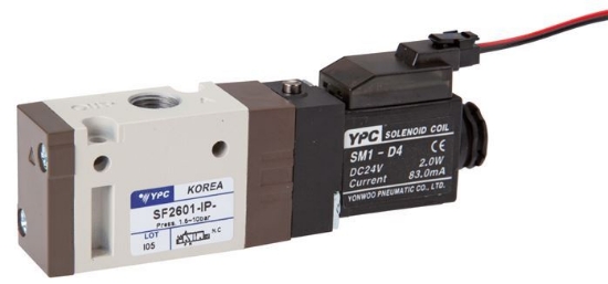 تصویر 3/2-way solenoid valve, G 1/8", open (NO), 24 V=