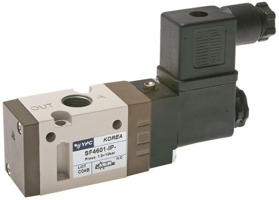 تصویر 3/2-way solenoid valve, G 1/4", closed (NC), 230 V AC