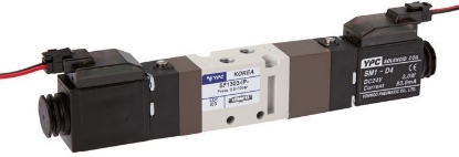 تصویر 5/3-way solenoid valve, M 5, Centre position vented, 24 V=