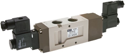 تصویر 5/3-way solenoid valve, G 1/2", Centre position closed, 12 V=