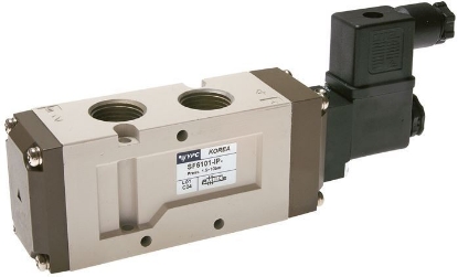 تصویر 5/2-way solenoid valve, G 1/2", spring return, 24 V=