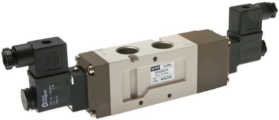 تصویر 5/2-way solenoid valve, G 1/2", pulse valve, 230 V AC