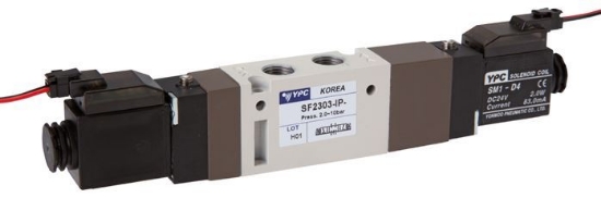 تصویر 5/3-way solenoid valve, G 1/8", Centre position vented, 24 V=