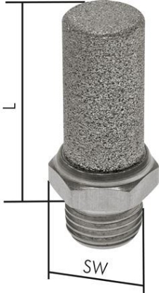 تصویر Silencer NPT 1/8",Stainless steel