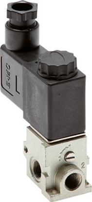 تصویر 3/2-way solenoid valve, G 1/8", closed (NC), 24 V=