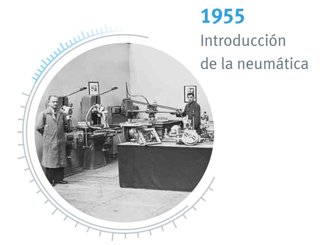 تصویر نمایشگاه معرفی پنوماتیک فستو سال 1955